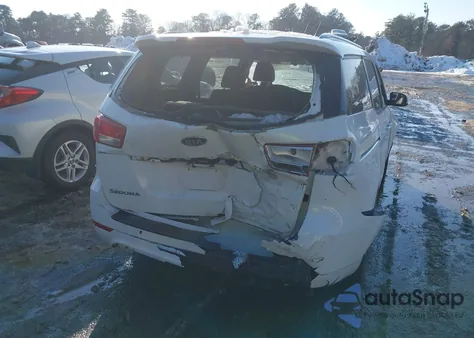 2016 Kia Sedona Lx z USA, uszkodzony, nr VIN KNDMB5C10G6121549